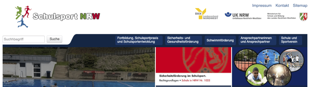 Schulsportpraxis - Zuständigkeit für den Bereich Sport – Dezernat 48.05