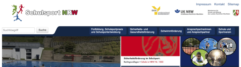 Schulsportpraxis - Zuständigkeit für den Bereich Sport – Dezernat 48.05